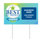 Double-Sided Yard Sign w/ Stake
